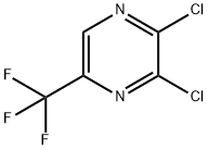 2,3-Dichloro-5-(trifluoromethyl)pyrazine Structure