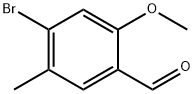 4-Bromo-2-methoxy-5-methylbenzaldehyde 구조식 이미지