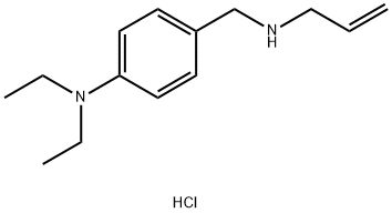 N,N-diethyl-4-{[(prop-2-en-1-yl)amino]methyl}aniline dihydrochloride 구조식 이미지