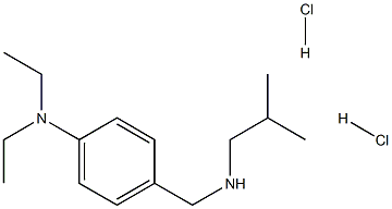 N,N-diethyl-4-{[(2-methylpropyl)amino]methyl}aniline dihydrochloride Structure