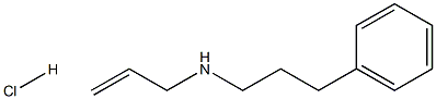 (3-phenylpropyl)(prop-2-en-1-yl)amine hydrochloride 구조식 이미지