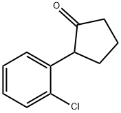 2-(2-chlorophenyl)cyclopentan-1-one 구조식 이미지