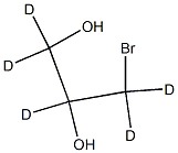 3-Bromo-1,2-propanediol-d5 Structure