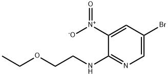 5-bromo-N-(2-ethoxyethyl)-3-nitro-2-pyridinamine 구조식 이미지