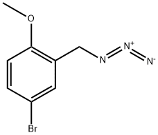 2-(azidomethyl)-4-bromo-1-methoxybenzene Structure