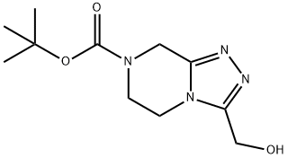 3-Hydroxymethyl-5,6-Dihydro-8H-[1,2,4]Triazolo[4,3-A]Pyrazine-7-Carboxylic Acid Tert-Butyl Ester Structure