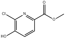 Methyl 6-chloro-5-hydroxy-2-pyridinecarboxylate 구조식 이미지