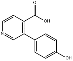 3-(4-hydroxyphenyl)isonicotinic acid Structure
