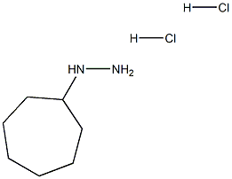 Cycloheptylhydrazine dihydrochloride Structure