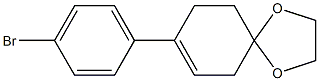 1,4-Dioxaspiro[4.5]dec-7-ene, 8-(4-bromophenyl)- Structure