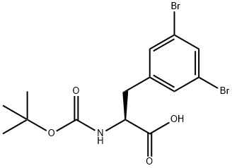 N-Boc-3,5-Dibromo-DL-phenylalanine Structure