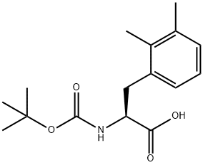 Boc-2,3-Dimethy-DL-Phenylalanine 구조식 이미지