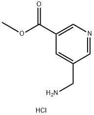 Methyl 5-(aminomethyl)nicotinate hydrochloride Structure