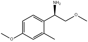 (1R)-2-METHOXY-1-(4-METHOXY-2-METHYLPHENYL)ETHYLAMINE 구조식 이미지