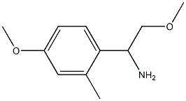 2-METHOXY-1-(4-METHOXY-2-METHYLPHENYL)ETHAN-1-AMINE 구조식 이미지