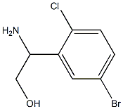 2-AMINO-2-(5-BROMO-2-CHLOROPHENYL)ETHAN-1-OL 구조식 이미지