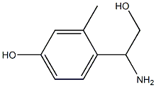 4-(1-AMINO-2-HYDROXYETHYL)-3-METHYLPHENOL 구조식 이미지