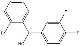 (2-bromophenyl)-(3,4-difluorophenyl)methanol Structure