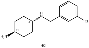 (1R*,4R*)-N1-(3-Chlorobenzyl)cyclohexane-1,4-diamine dihydrochloride 구조식 이미지
