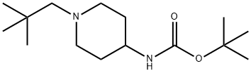 tert-Butyl 1-neopentylpiperidin-4-ylcarbamate Structure