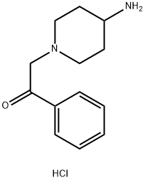 2-(4-Aminopiperidin-1-yl)-1-phenylethanone dihydrochloride Structure