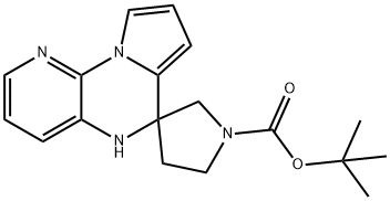 Tert-Butyl 5H-Spiro[Pyrido[3,2-E]Pyrrolo[1,2-A]Pyrazine-6,3'-Pyrrolidine]-1'-Carboxylate Structure