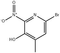 6-Bromo-4-methyl-2-nitro-pyridin-3-ol Structure