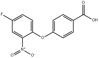 4-(4-Fluoro-2-nitro-phenoxy)-benzoic acid Structure
