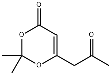 2,2-dimethyl-6-(2-oxopropyl)-1,3-dioxin-4-one Structure