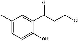 1-Propanone, 3-chloro-1-(2-hydroxy-5-methylphenyl)- Structure