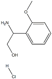 2-AMINO-2-(2-METHOXYPHENYL)ETHAN-1-OL HYDROCHLORIDE Structure