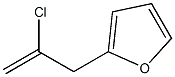 2-(2-chloroprop-2-enyl)furan Structure