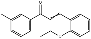 (2E)-3-(2-ethoxyphenyl)-1-(3-methylphenyl)prop-2-en-1-one 구조식 이미지