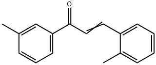 (2E)-3-(2-methylphenyl)-1-(3-methylphenyl)prop-2-en-1-one 구조식 이미지