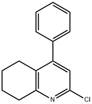 2-CHLORO-4-PHENYL-5,6,7,8-TETRAHYDROQUINOLINE 구조식 이미지