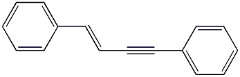 Benzene, 1,1'-[(1E)-1-buten-3-yne-1,4-diyl]bis- Structure