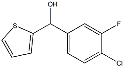 (4-chloro-3-fluorophenyl)-thiophen-2-ylmethanol Structure