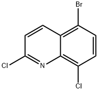 5-bromo-2,8-dichloroquinoline 구조식 이미지