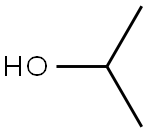 Isopropyl alcohol Structure