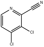 3,4-dichloropicolinonitrile Structure
