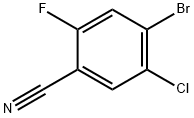 4-Bromo-5-chloro-2-fluoro-benzonitrile Structure