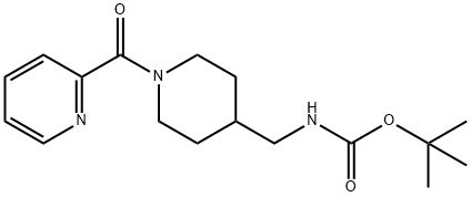 tert-Butyl [(1-picolinoylpiperidin-4-yl)methyl]carbamate Structure