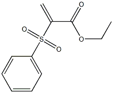 2-Propenoic acid, 2-(phenylsulfonyl)-, ethyl ester Structure