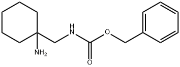 benzyl N-[(1-aminocyclohexyl)methyl]carbamate 구조식 이미지