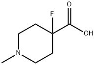 4-Fluoro-1-methylpiperidine-4-carboxylic acid Structure