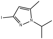 3-Iodo-1-isopropyl-5-methyl-1H-pyrazole 구조식 이미지