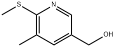 (5-Methyl-6-methylsulfanyl-pyridin-3-yl)-methanol 구조식 이미지