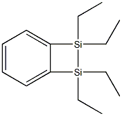 7,8-Disilabicyclo[4.2.0]octa-1,3,5-triene, 7,7,8,8-tetraethyl- 구조식 이미지