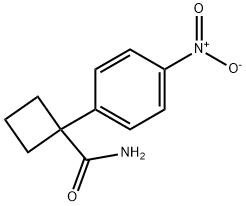 1-(4-nitrophenyl)cyclobutane-1-carboxamide 구조식 이미지