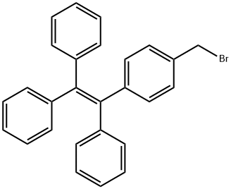 1,1,2-트리페닐-2-(4-브로모메틸페닐)에틸렌 구조식 이미지